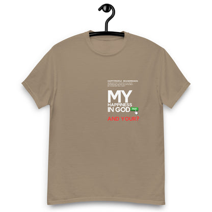 T - SHIRT | MY HAPPYNESS IN GOD | HAPPYPEOPLE BRANDMISSION