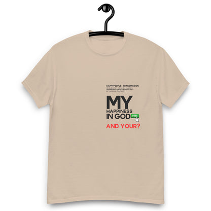 T - SHIRT | MY HAPPYNESS IN GOD | HAPPYPEOPLE BRANDMISSION