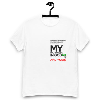 T - SHIRT | MY HAPPYNESS IN GOD | HAPPYPEOPLE BRANDMISSION