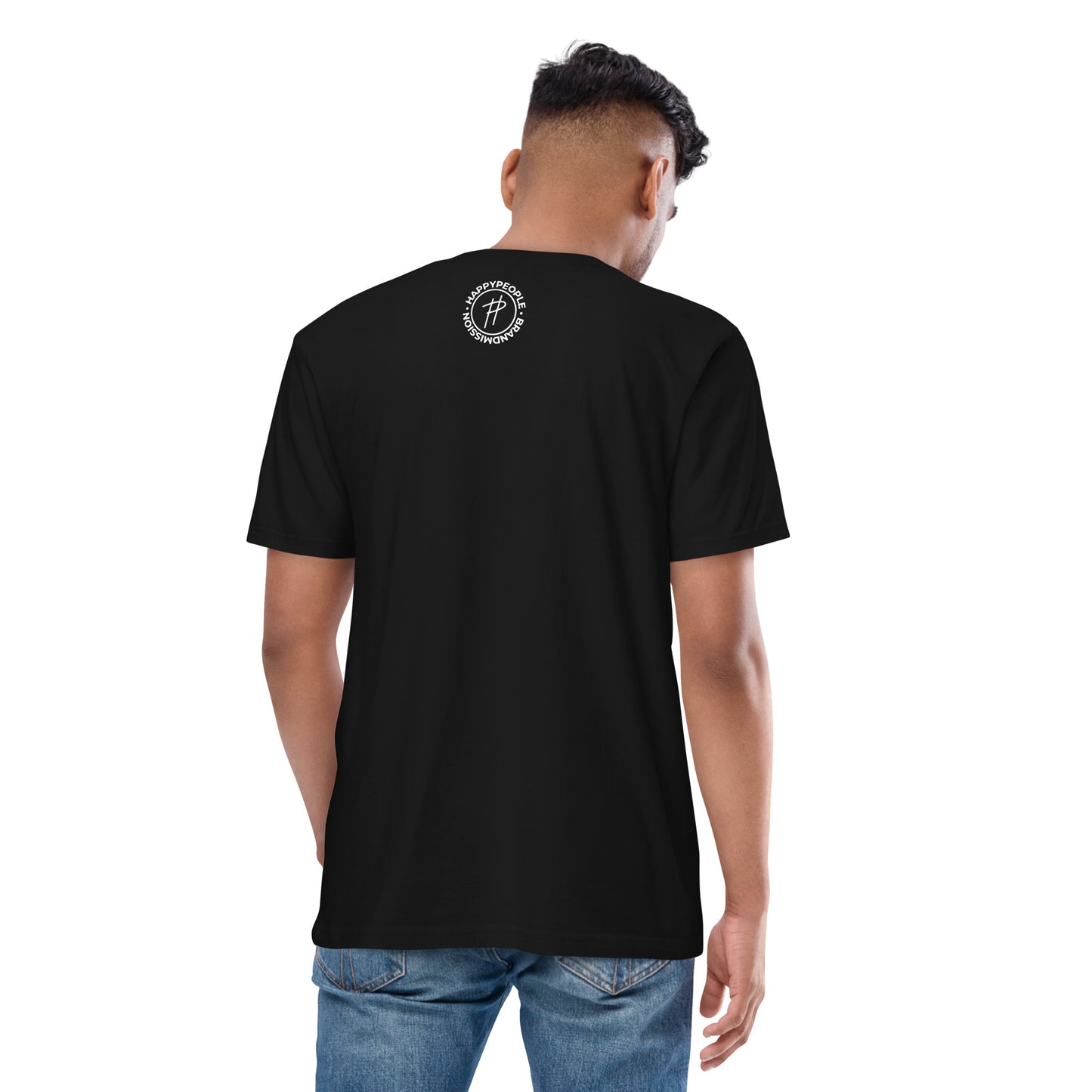 Men’s premium heavyweight tee | ONLY JESUS | HAPPYPEOPLE BRANDMISSION