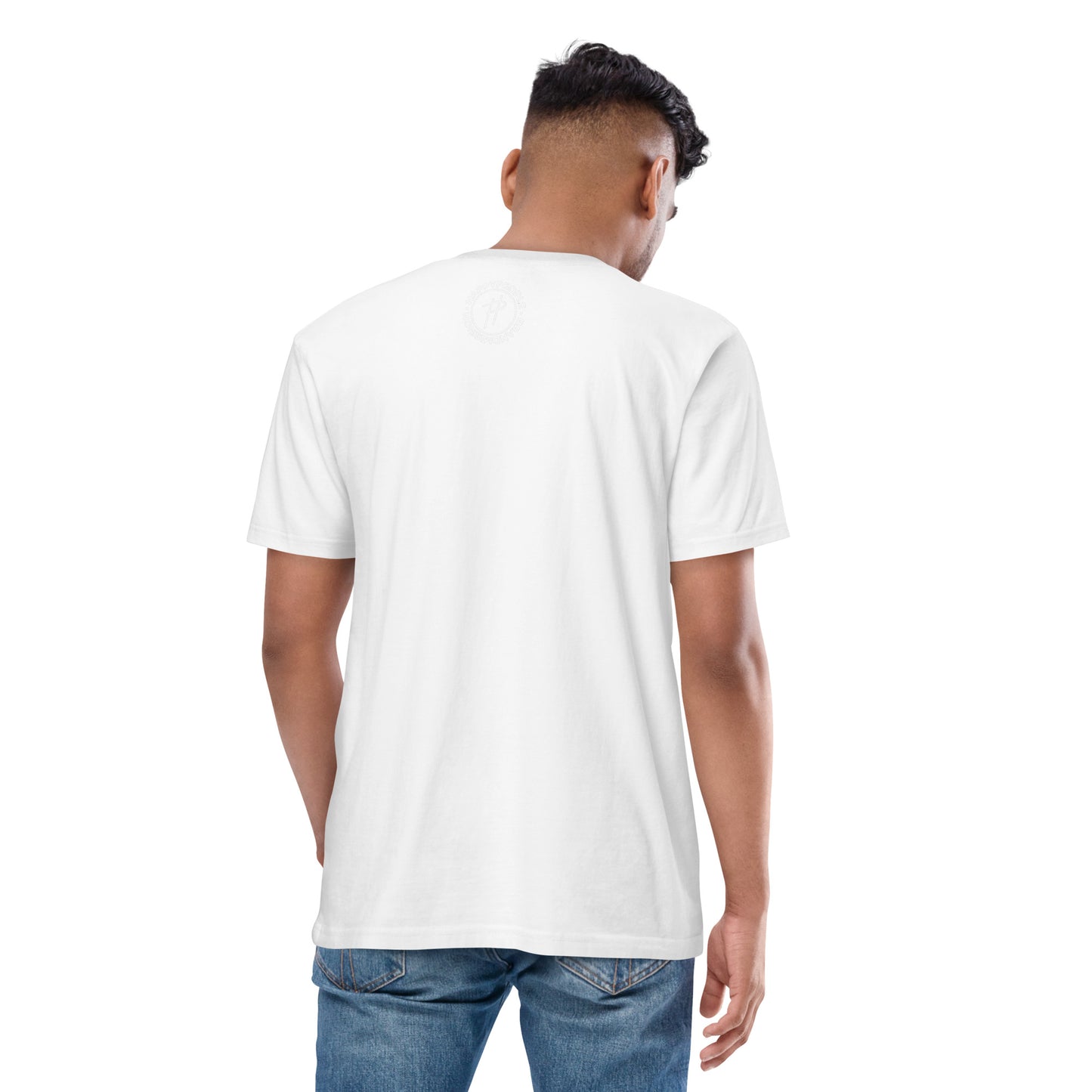 Men’s premium heavyweight tee | ONLY JESUS | HAPPYPEOPLE BRANDMISSION