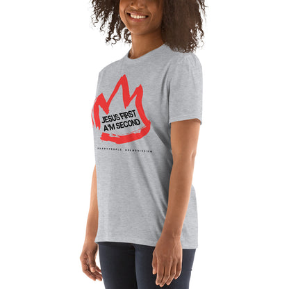 Unisex T-Shirt | JESUS FIRST A'M SECOND | HAPPYPEOPLE BRANDMISSION