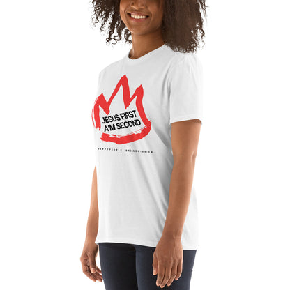 Unisex T-Shirt | JESUS FIRST A'M SECOND | HAPPYPEOPLE BRANDMISSION