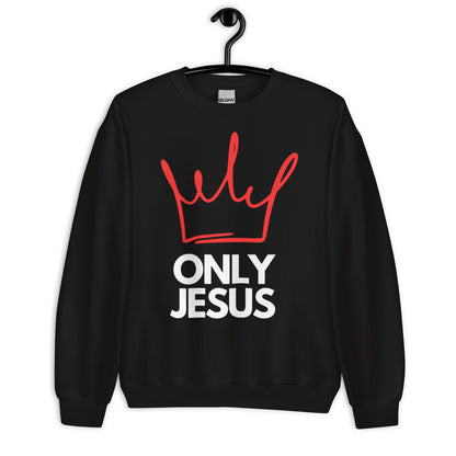 Unisex Sweatshirt | ONLY JESUS | HAPPYPEOPLE BRANDMISSION