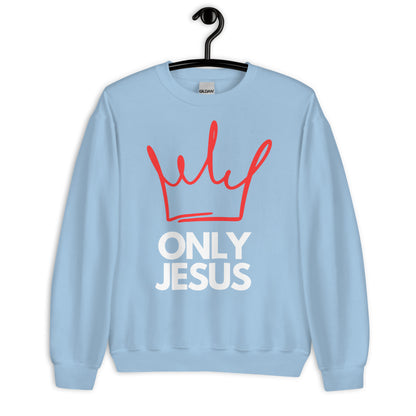 Unisex Sweatshirt | ONLY JESUS | HAPPYPEOPLE BRANDMISSION