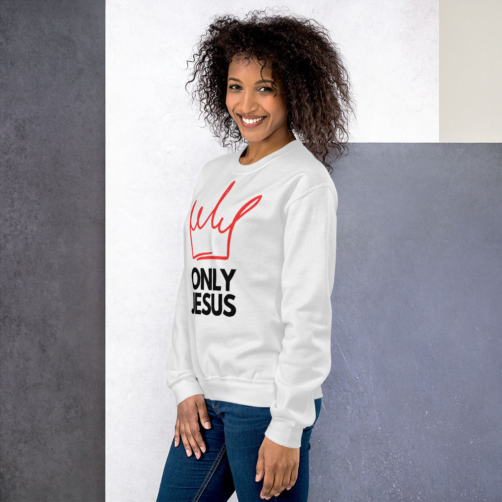 Unisex Sweatshirt | ONLY JESUS | HAPPYPEOPLE BRANDMISSION