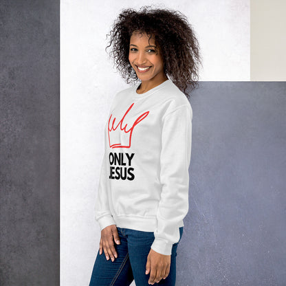 Unisex Sweatshirt | ONLY JESUS | HAPPYPEOPLE BRANDMISSION