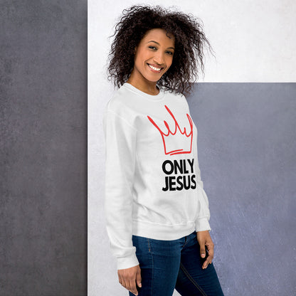 Unisex Sweatshirt | ONLY JESUS | HAPPYPEOPLE BRANDMISSION