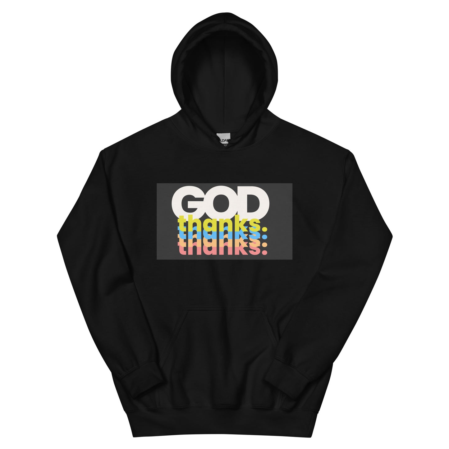 Unisex Hoodie | GOD THANKS | HAPPYPEOPLE BRANDMISSION