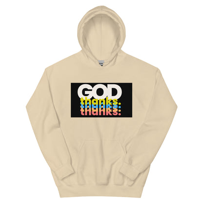 Unisex Hoodie | GOD THANKS | HAPPYPEOPLE BRANDMISSION