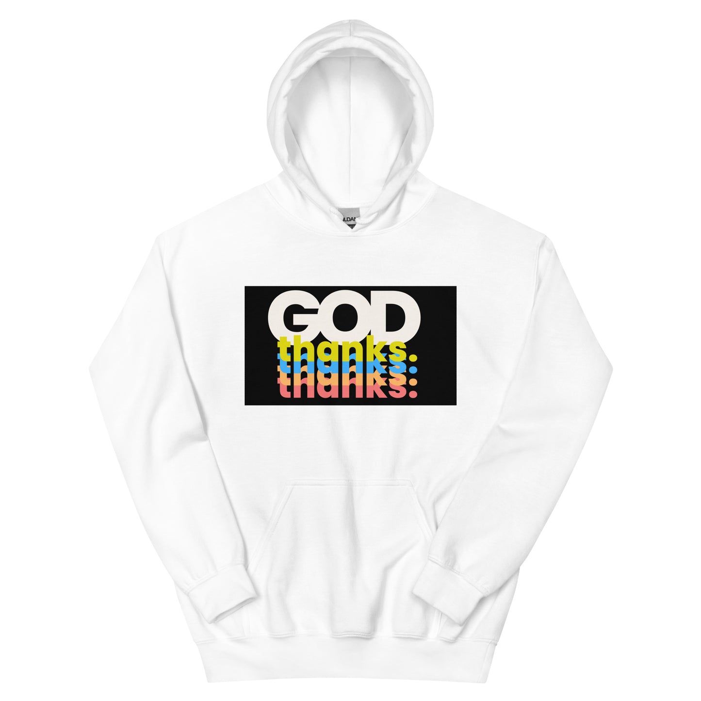 Unisex Hoodie | GOD THANKS | HAPPYPEOPLE BRANDMISSION