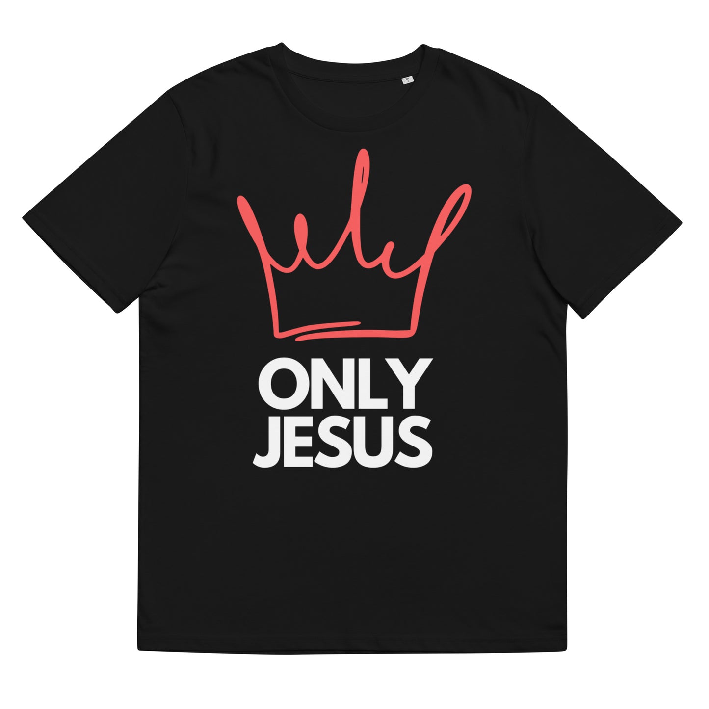 Unisex organic cotton t-shirt | ONLY JESUS | HAPPYPEOPLE BRANDMISSION