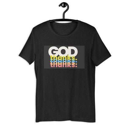 Unisex t-shirt | GOD THANKS | HAPPYPEOPLE BRANDMISSION