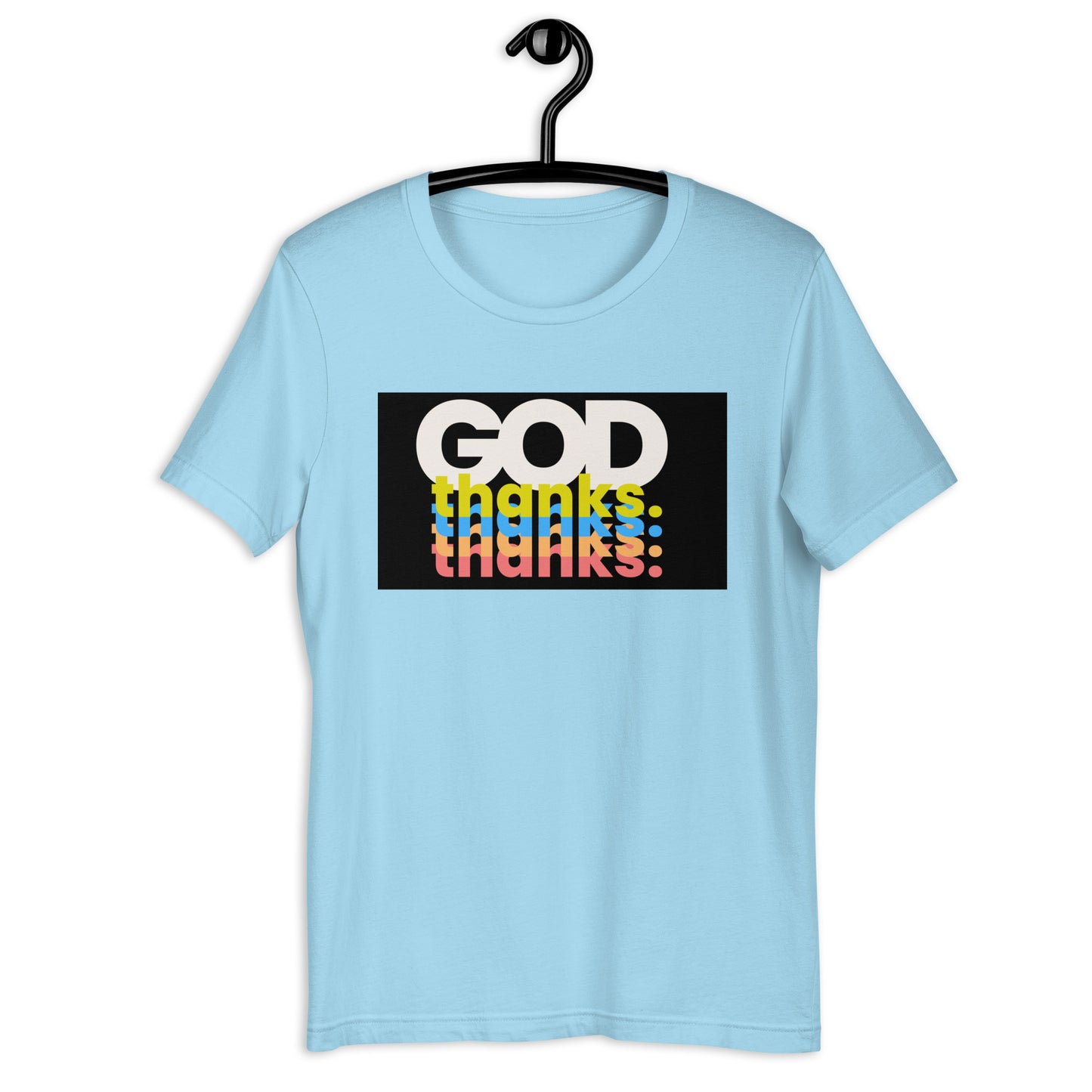 Unisex t-shirt | GOD THANKS | HAPPYPEOPLE BRANDMISSION