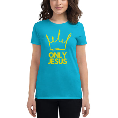 Women's short sleeve t-shirt | ONLY JESUS | HAPPYPEOPLE BRANDMISSION